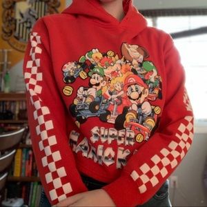 Nintendo cropped hoodie